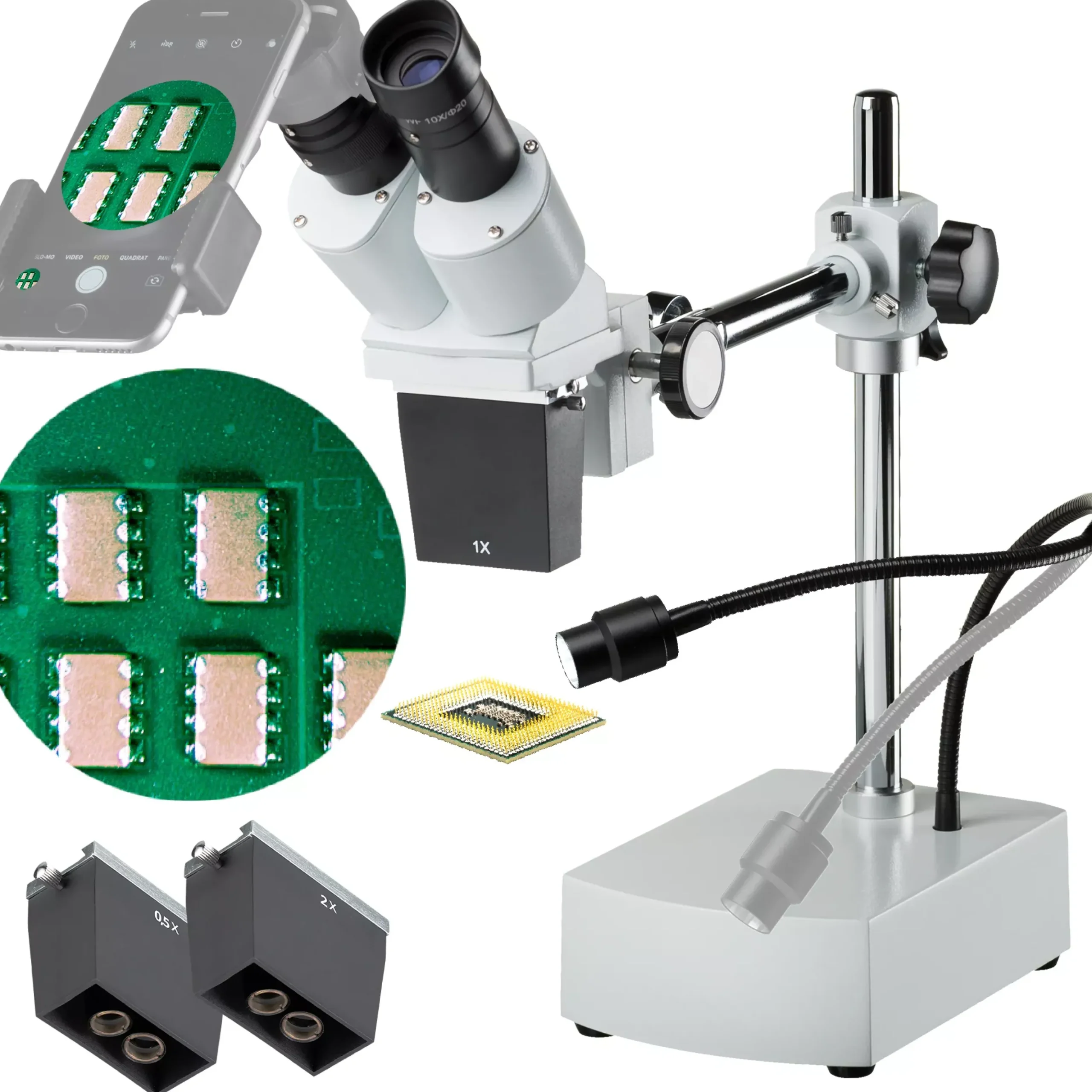 Biorit ICD-CS 5x-20x Auflicht Mikroskop LED (30.5)>Bresser Hot