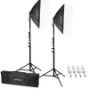 BR-2845 LED Tageslicht-Set mit Softboxen>Bresser Cheap