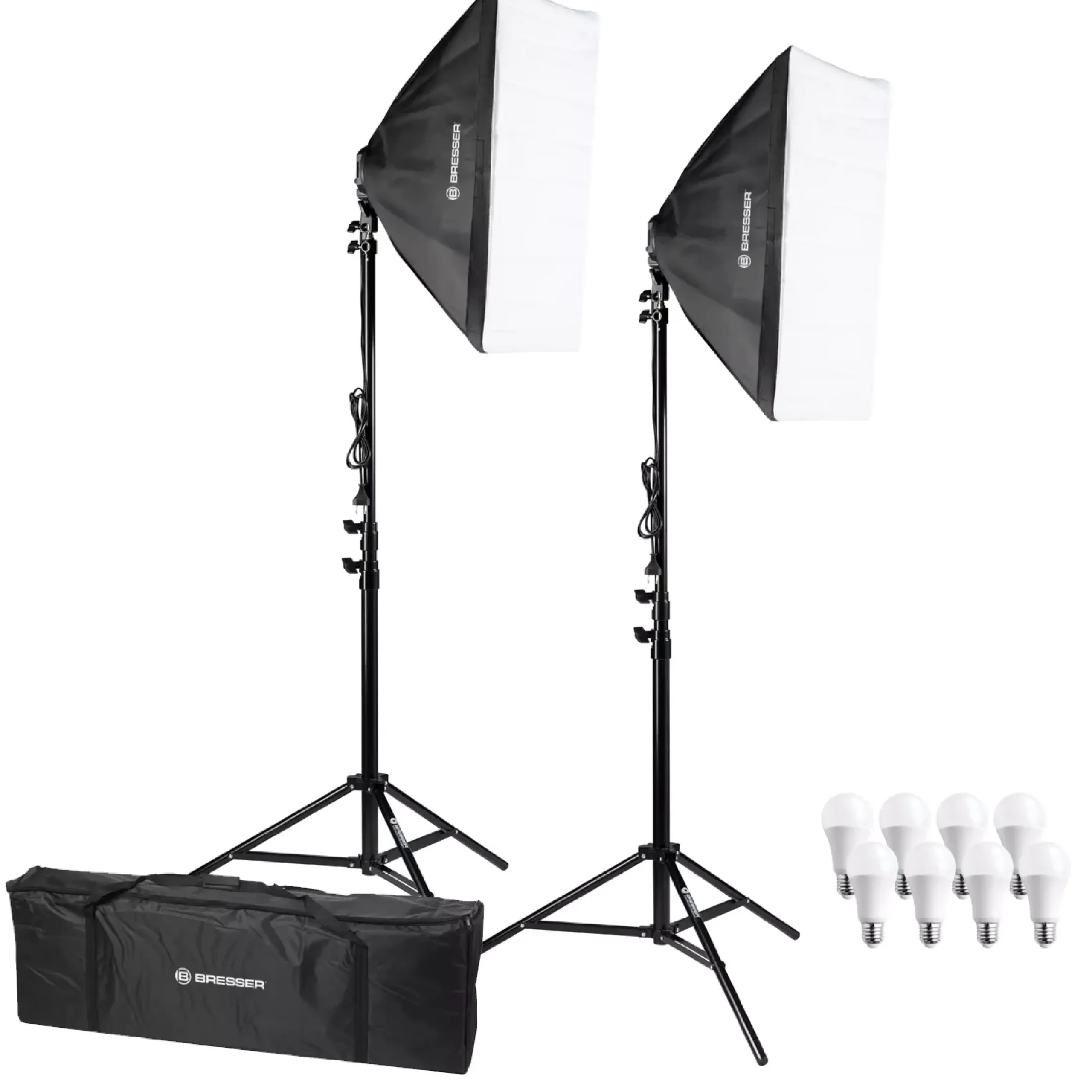 BR-2845 LED Tageslicht-Set mit Softboxen>Bresser Cheap