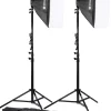BR-2245 Tageslicht-Set 1800W mit Softboxen>Bresser Outlet