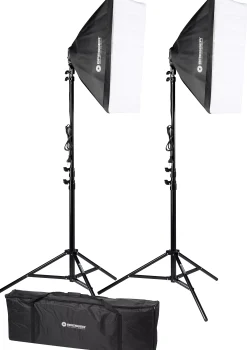 BR-2245 Tageslicht-Set 1800W mit Softboxen>Bresser Outlet