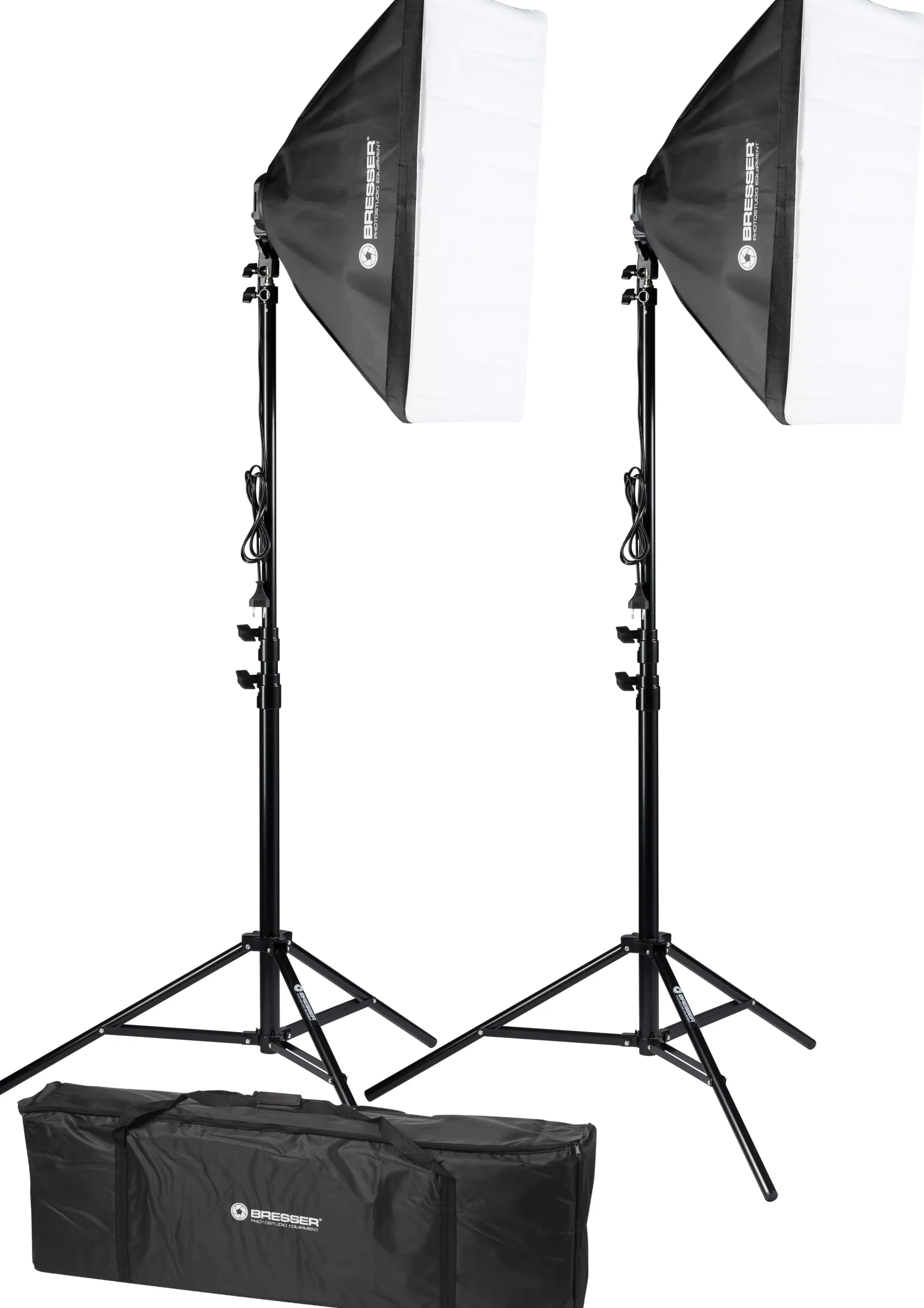 BR-2245 Tageslicht-Set 1800W mit Softboxen>Bresser Outlet