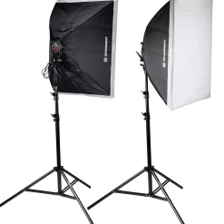 BR-235B LED-Tageslicht-Set mit Softboxen>Bresser Outlet