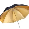 BR-BG110 Reflexschirm schwarz/gold 110cm>Bresser Store