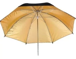 BR-BG110 Reflexschirm schwarz/gold 110cm><noscript><img width=