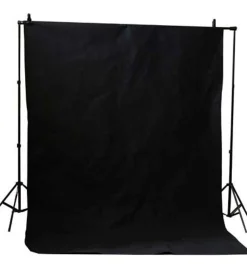 BR-D26 Hintergrundsystem + Hintergrundstoff 3 x 6m Schwarz>Bresser Online