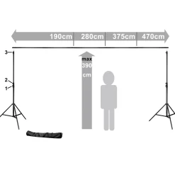 BR-D45 PRO-1 Hintergrundsystem 380 x 450 cm><noscript><img width=