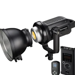 BR-D1200BL COB LED Studiolampe 120W mit Bowens-Anschluss für Softboxen>Bresser Cheap