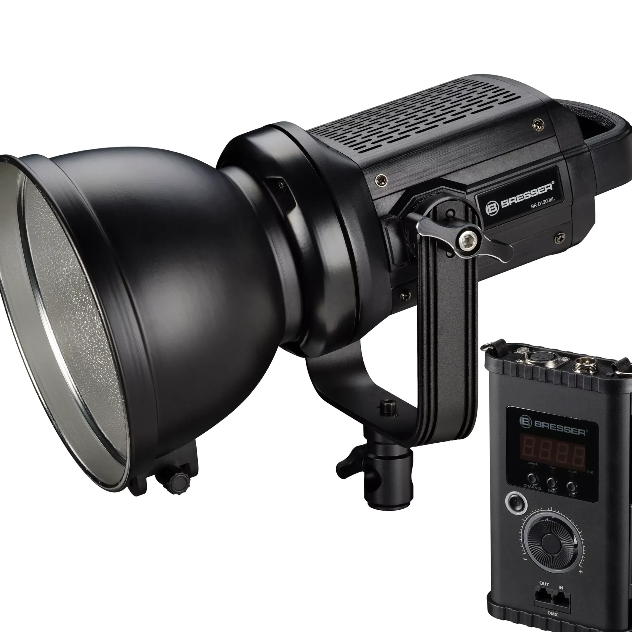 BR-D1200BL COB LED Studiolampe 120W mit Bowens-Anschluss für Softboxen>Bresser Cheap