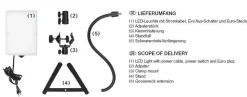 BR-2820L Lichtzelt 60x60x60cm für Produktfotografie mit LED Beleuchtung><noscript><img width=