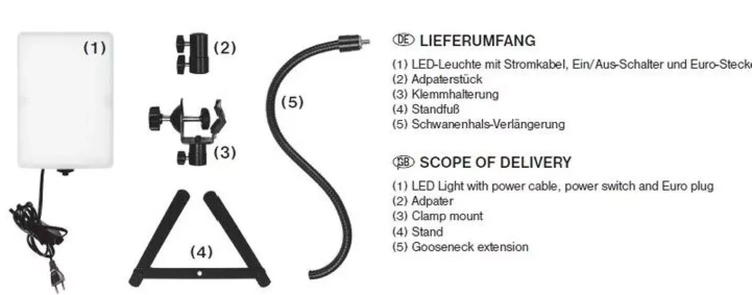 BR-2820L Lichtzelt 60x60x60cm für Produktfotografie mit LED Beleuchtung>Bresser Discount