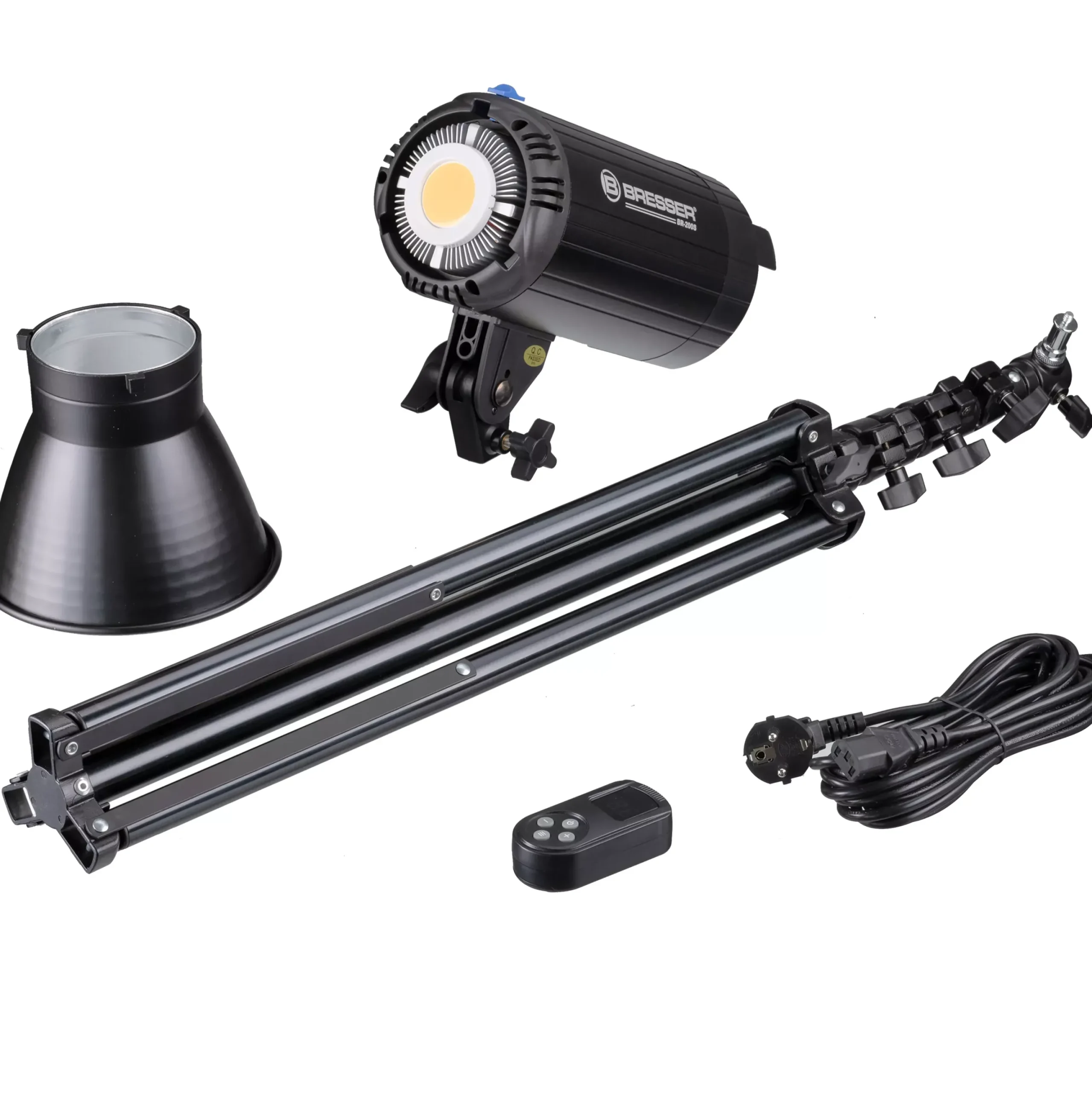 BR-200S COB LED Tageslicht Dual Kit mit Reflektoren>Bresser Store