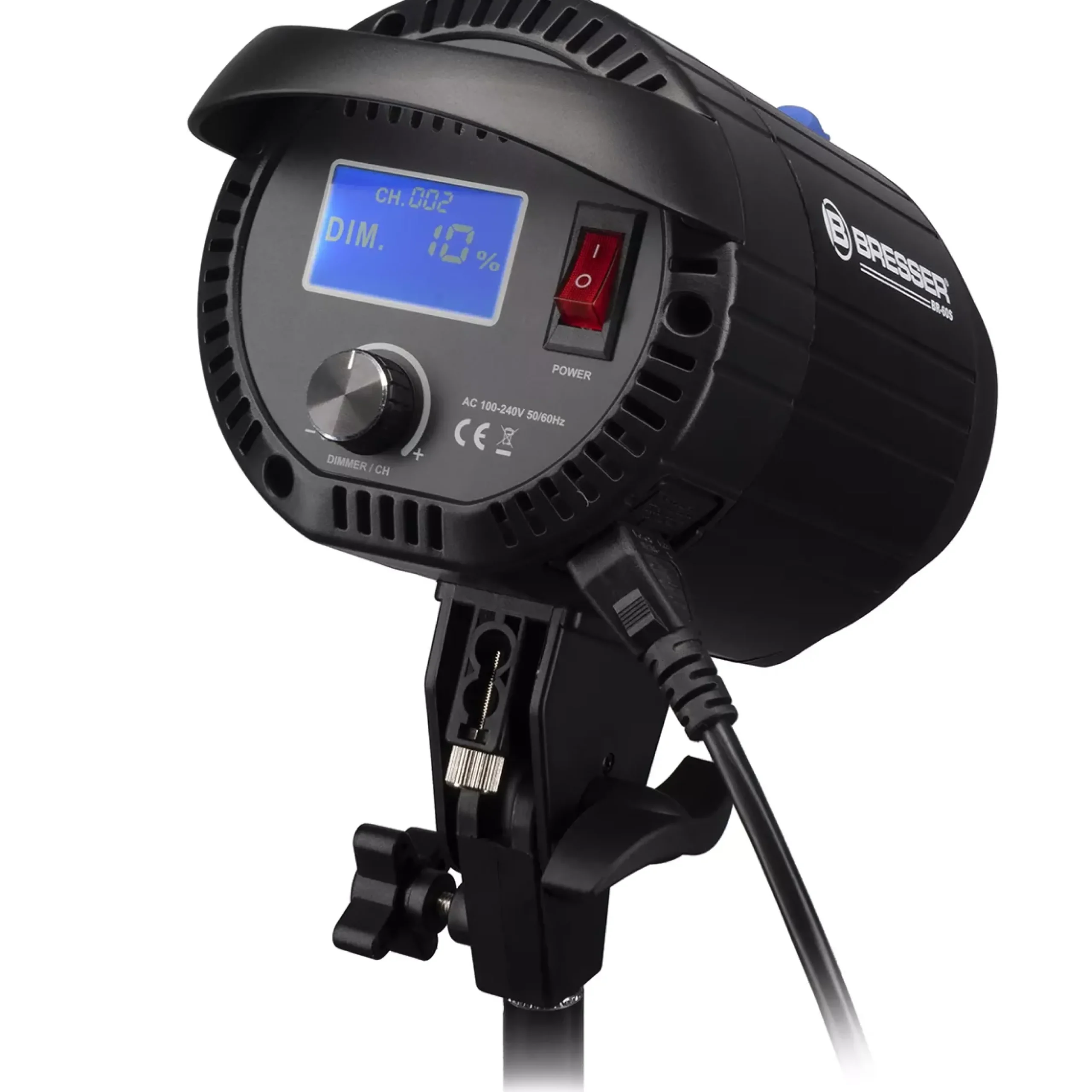 BR-60S COB LED-Studiolampe 60W mit Bowens Anschluss für Softboxen>Bresser Discount