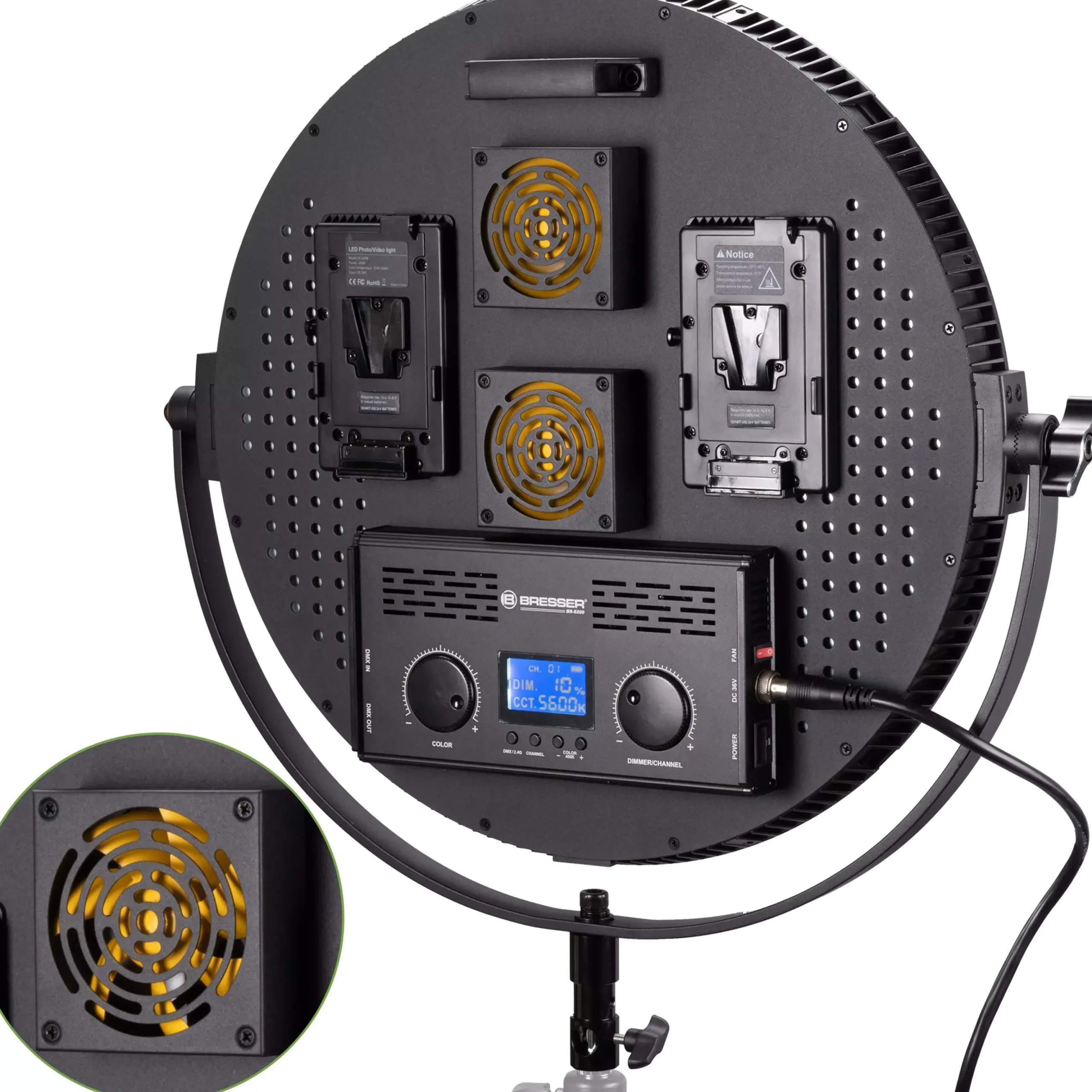 BR-S200B Bi-Color Soft LED Light Rund>Bresser Clearance