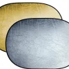 BR-TR5 2-in-1 Faltreflektor gold/silber 120x180cm>Bresser Discount