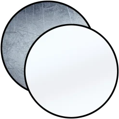BR-TR8 2-in-1 Faltreflektor silber/weiß 110cm rund>Bresser Flash Sale