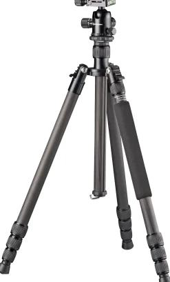 BR-2504X8C-B1 Carbon Kamerastativ bis 10 kg verwendbar als Dreibein-, Einbein- und Bodenstativ>Bresser Store