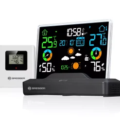 Funk-Farbwetterstation mit rahmenlosem Display>Bresser Flash Sale