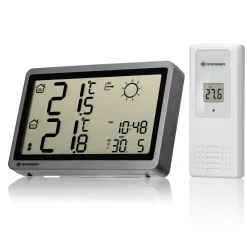 Funkwetterstation MeteoTemp HZ anthrazit>Bresser New