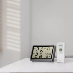 Funkwetterstation MeteoTemp HZ anthrazit>Bresser New