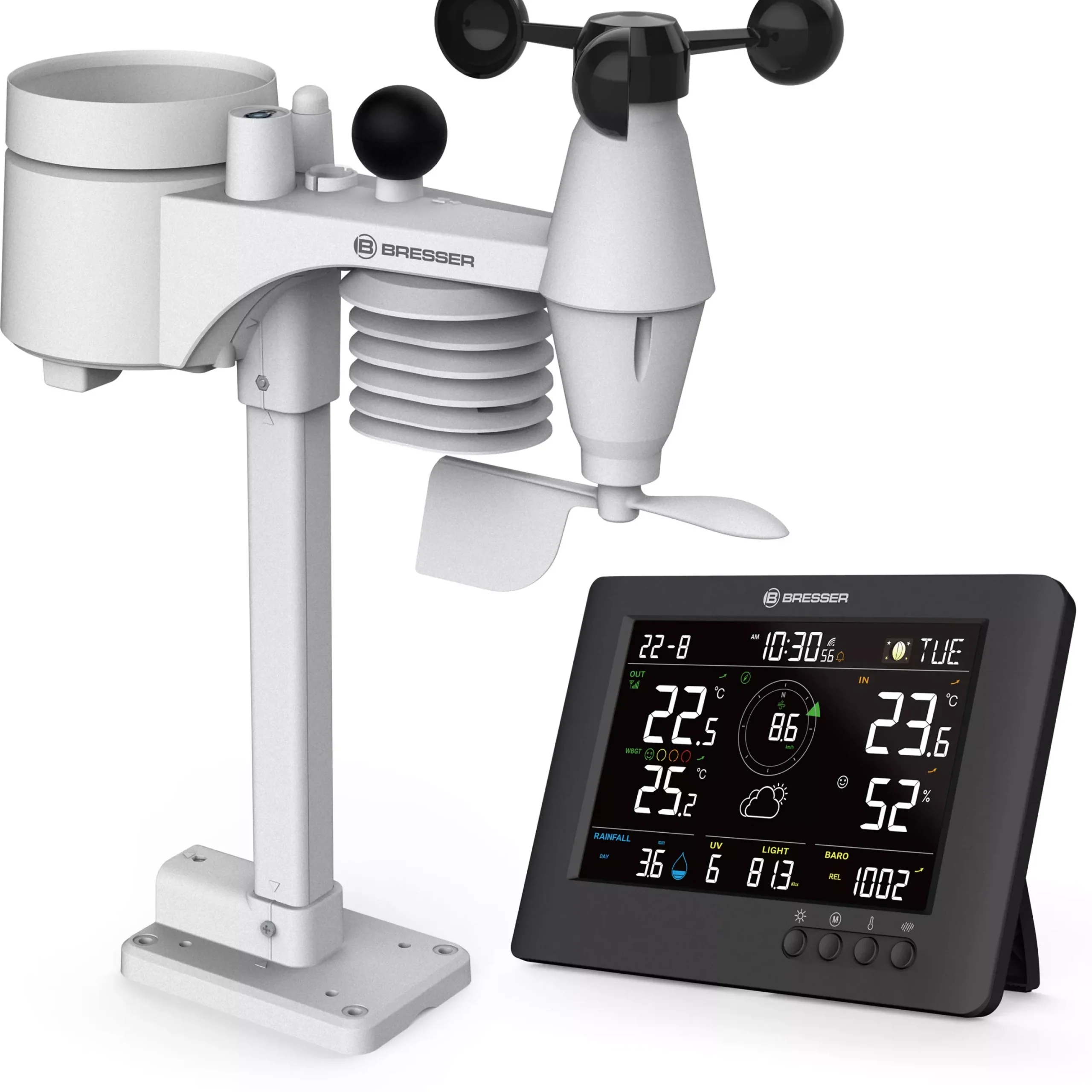 8-in-1 ClearViewTB Wetterstation>Bresser Online