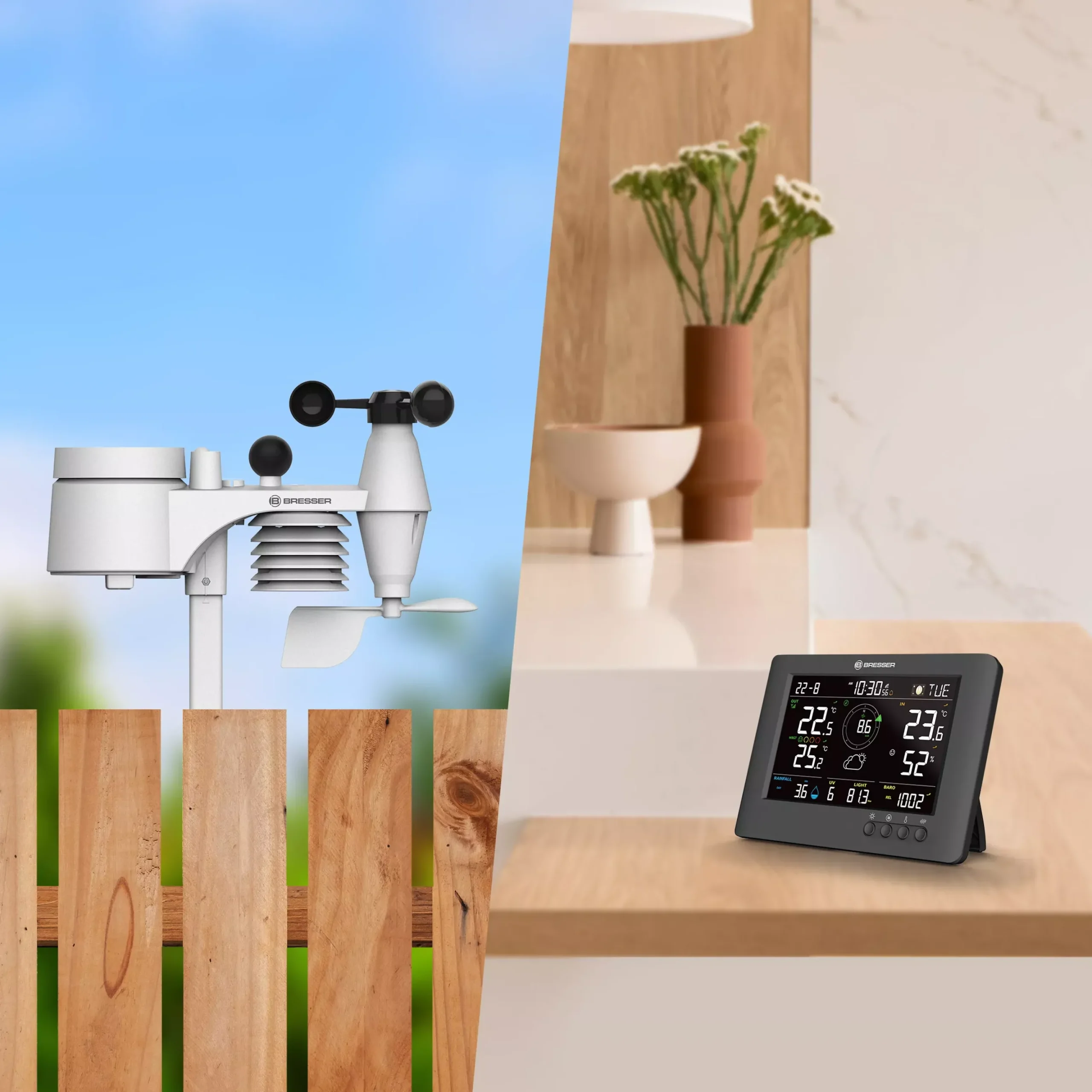 8-in-1 ClearViewTB Wetterstation>Bresser Online
