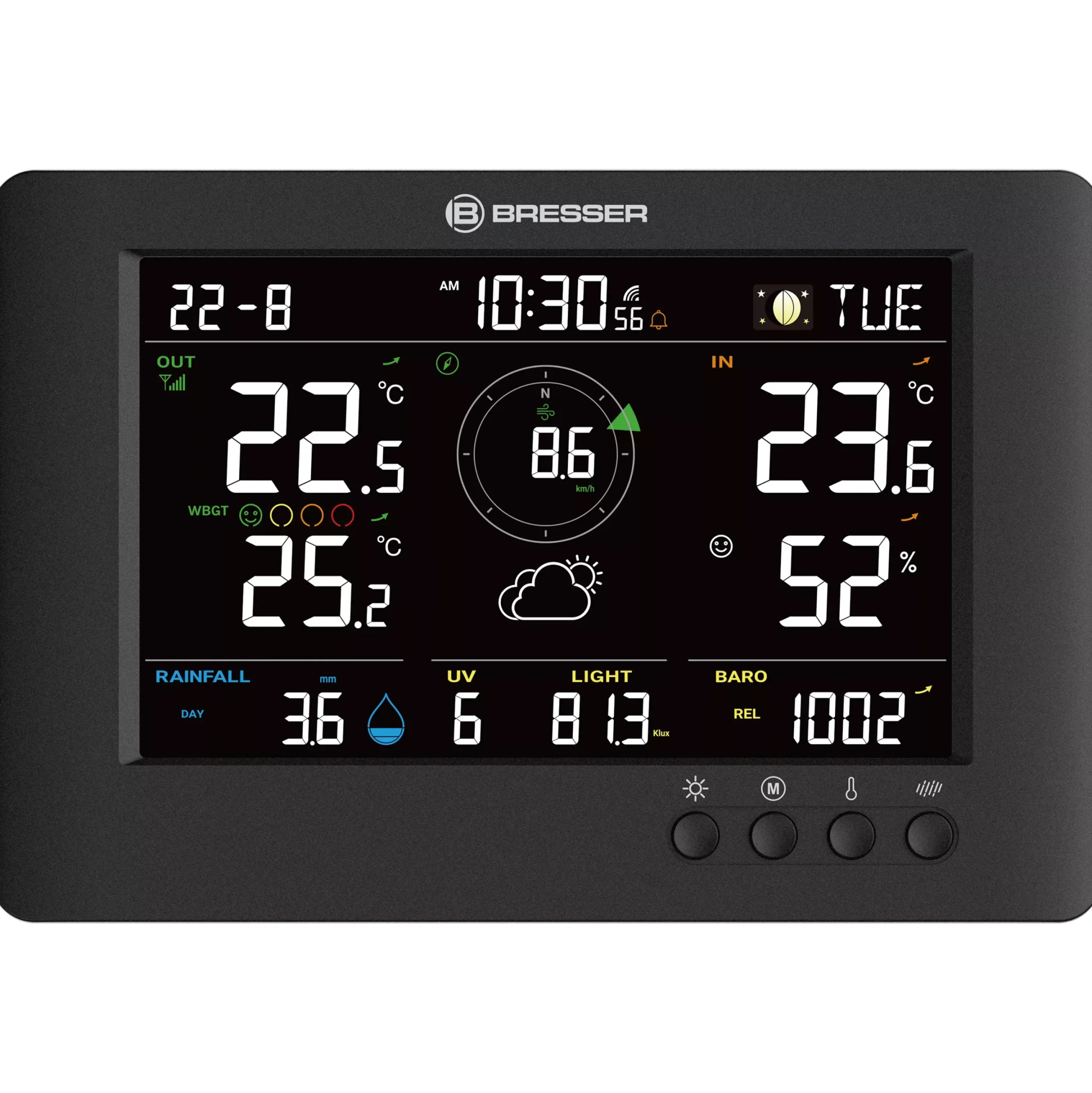 8-in-1 ClearViewTB Wetterstation>Bresser Online