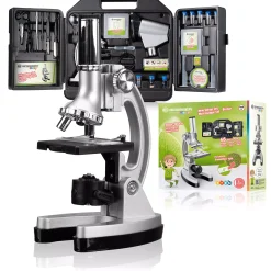JUNIOR Biotar 300x-1.200x Mikroskop-Set im Koffer>Bresser Best