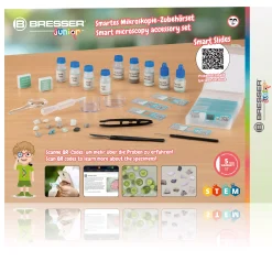 JUNIOR smartes Mikroskopie-Zubehörset mit QR-Code für Zusatzinfos><noscript><img width=
