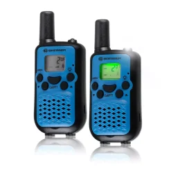 JUNIOR Walkie Talkie 2er-Set mit hoher Reichweite bis zu 6 km und Frei-Hand-Funktion><noscript><img width=