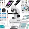 JUNIOR 40-640x Mikroskop mit smartem Experimentier-Set mit QR-Code für Zusatzinfos>Bresser New