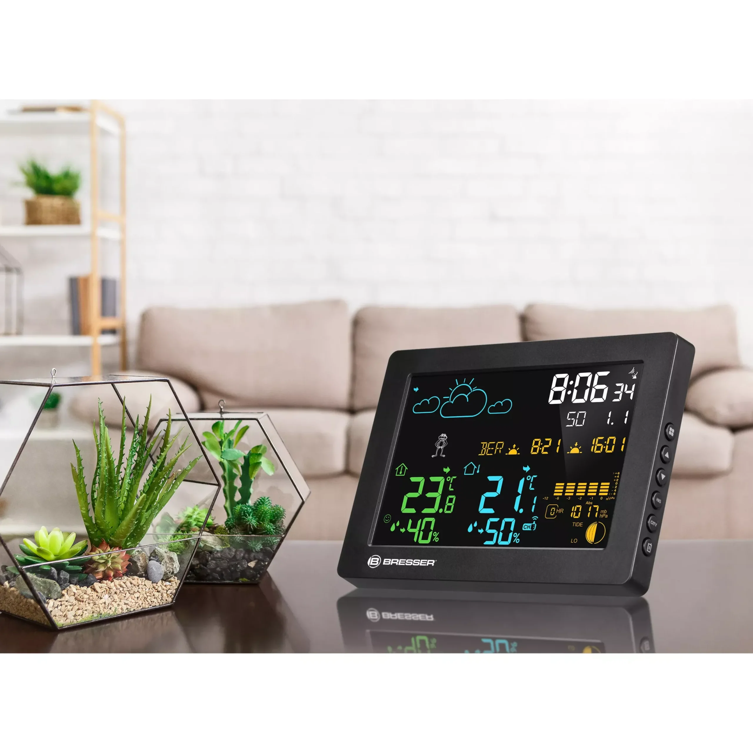 MeteoTemp Baro HZ Farbwetterstation>Bresser Cheap