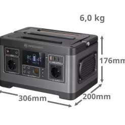 Mobile Power Station tragbarer Stromspeicher 500 Watt><noscript><img width=