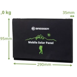 Mobiles Solar-Ladegerät 21 Watt mit USB- u. DC-Anschluss><noscript><img width=