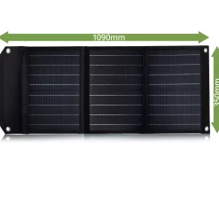 Mobiles Solar-Ladegerät 40 Watt mit USB- u. DC-Anschluss><noscript><img width=