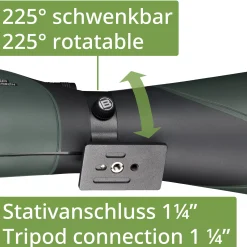 Pirsch 20-60x80 Spektiv Gen. II mit DeLuxe 10:1 Fokus><noscript><img width=
