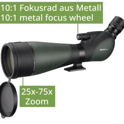 Pirsch 25-75x100 Spektiv Gen. II mit DeLuxe 10:1 Fokus><noscript><img width=