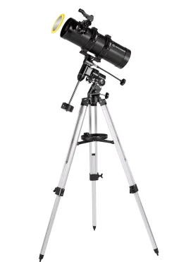 Pluto 114/500 EQ3 Spiegelteleskop mit Smartphone-Adapter & Sonnenfilter>Bresser Sale
