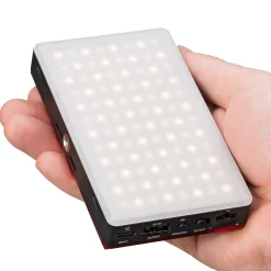 Pocket LED 9W Bi-Color Dauerlicht für den mobilen Einsatz und Smartphone-Fotografie><noscript><img width=