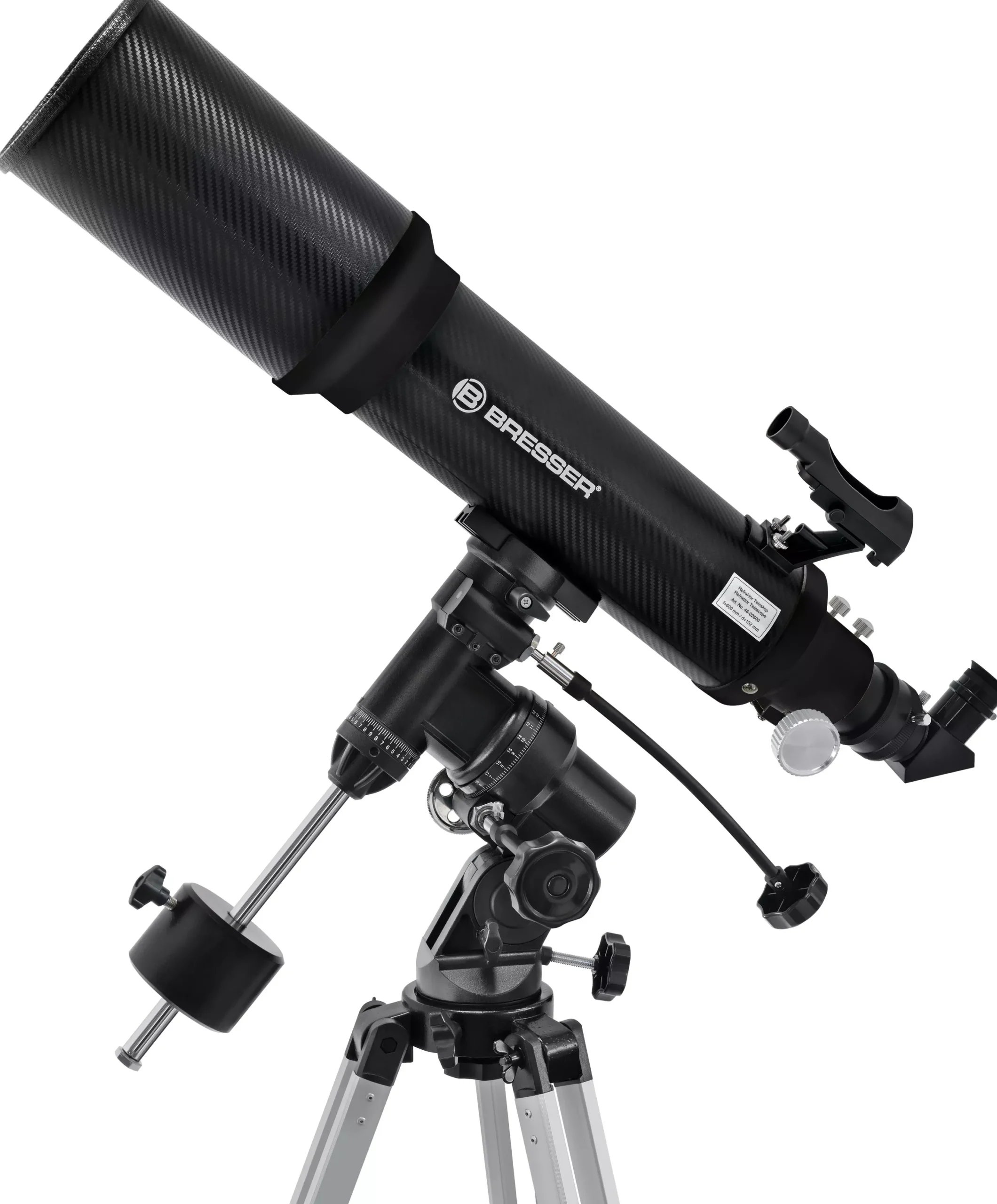 Polaris-II 102/600 EQ3 Linsenteleskop mit Smartphone-Adapter & Sonnenfilter>Bresser Fashion