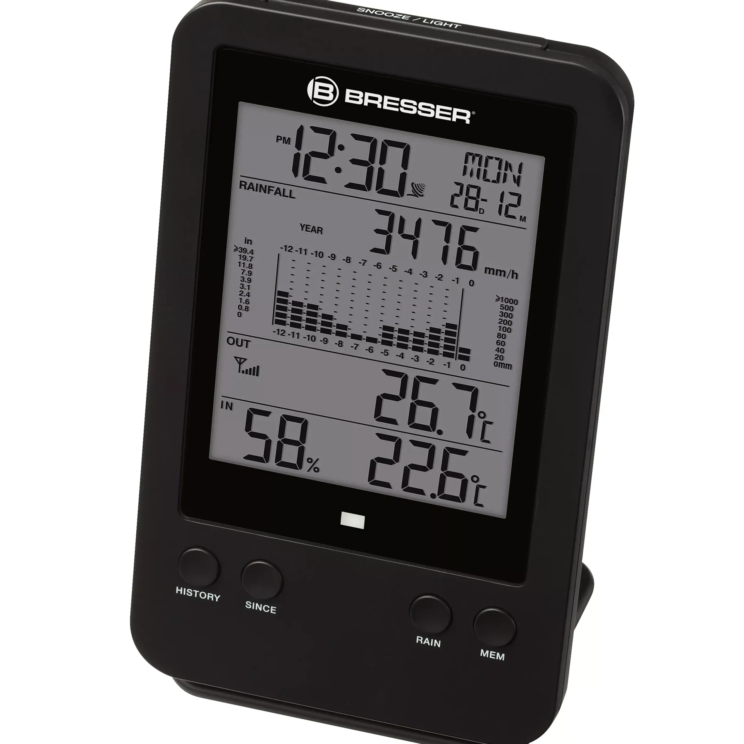 Profi-Regenmesser, schwarz>Bresser Clearance