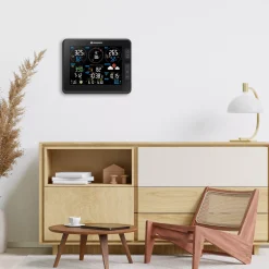 Profi-WLAN-Wetterstation 7-in-1 mit 2 Basisstationen, Lichtintensität- und UV-Messung><noscript><img width=