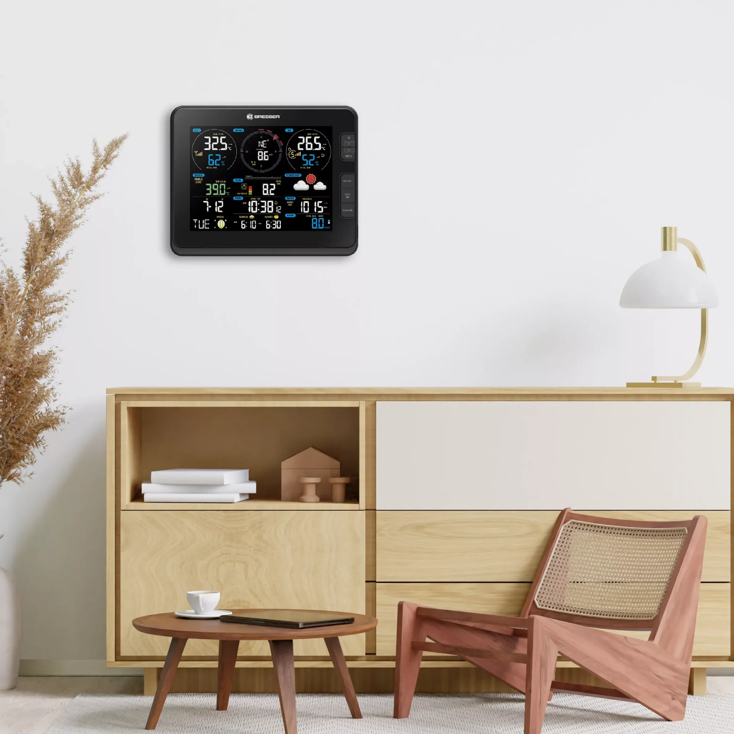 Profi-WLAN-Wetterstation 7-in-1 mit 2 Basisstationen, Lichtintensität- und UV-Messung>Bresser Cheap