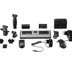 PT 30B-II LED Bi-Color Videoleuchten-Set mit Lichtklappen, Akkus, Netzteil, Fernbedienung und Tasche><noscript><img width=