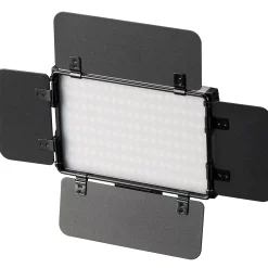 PT Pro 15B-II Bi-Color LED Videoleuchte mit Lichtklappen, Akku und Tasche><noscript><img width=