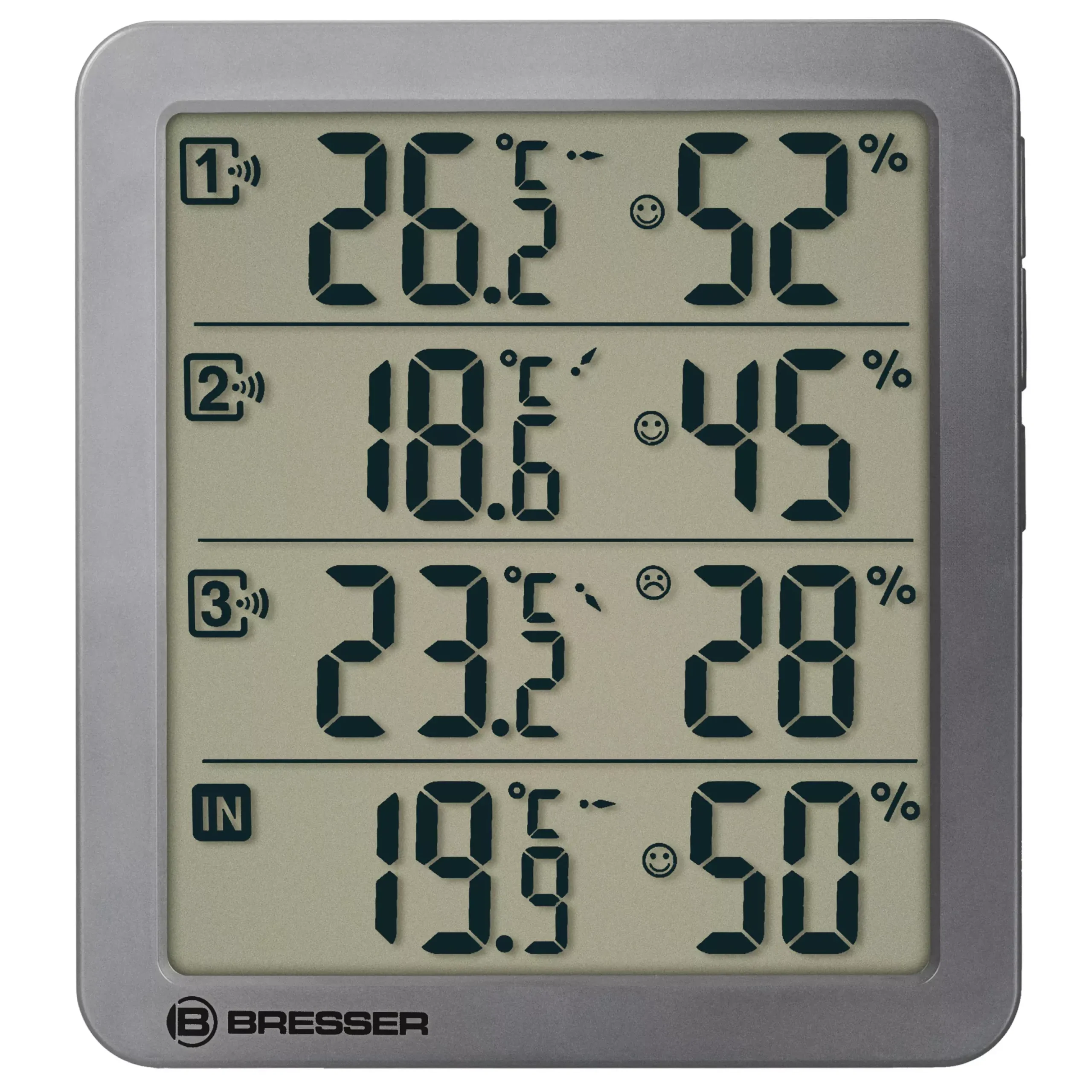Quadro NV Thermo-Hygrometer grau>Bresser Best Sale