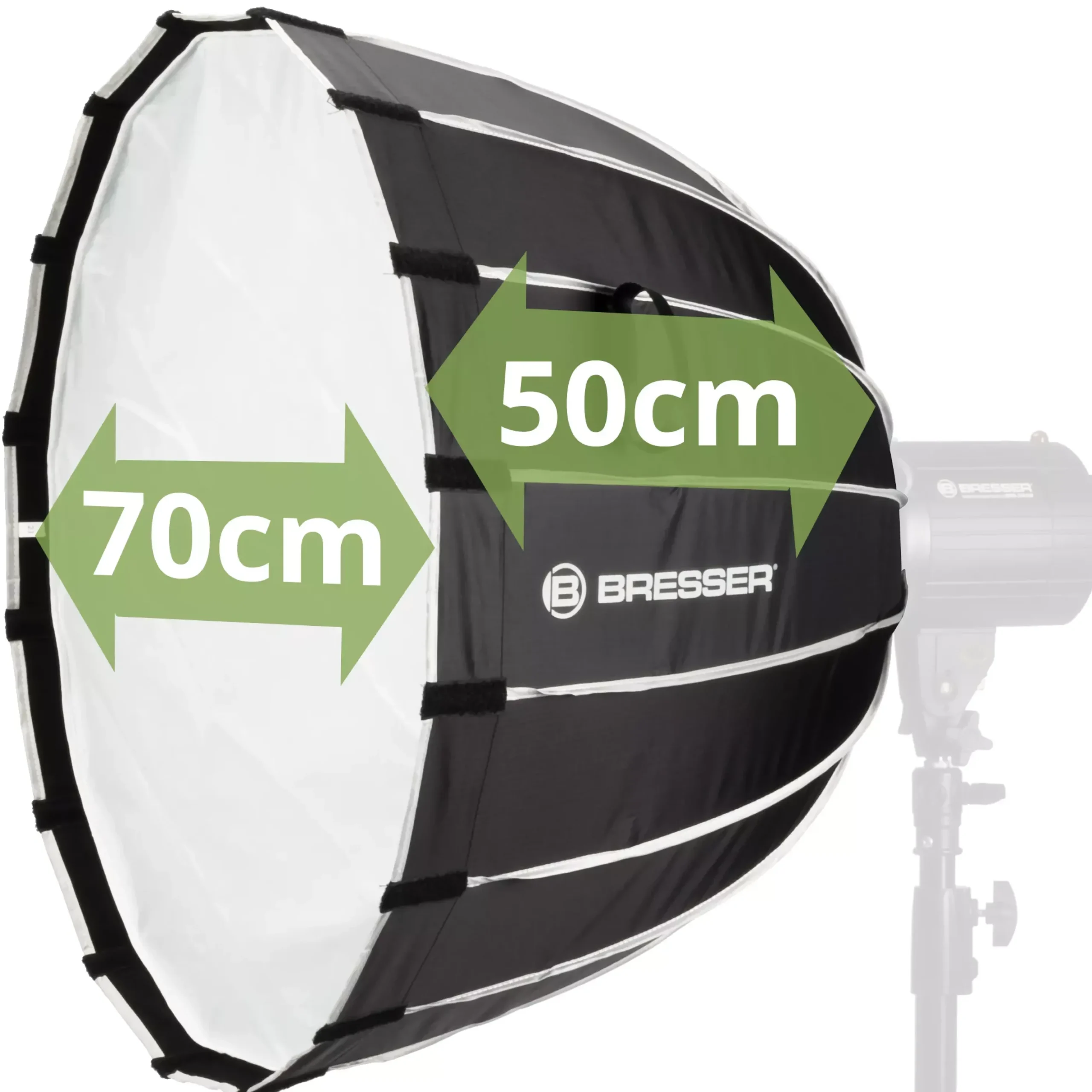 Quick Parabolic Deep Octa 70cm>Bresser Shop