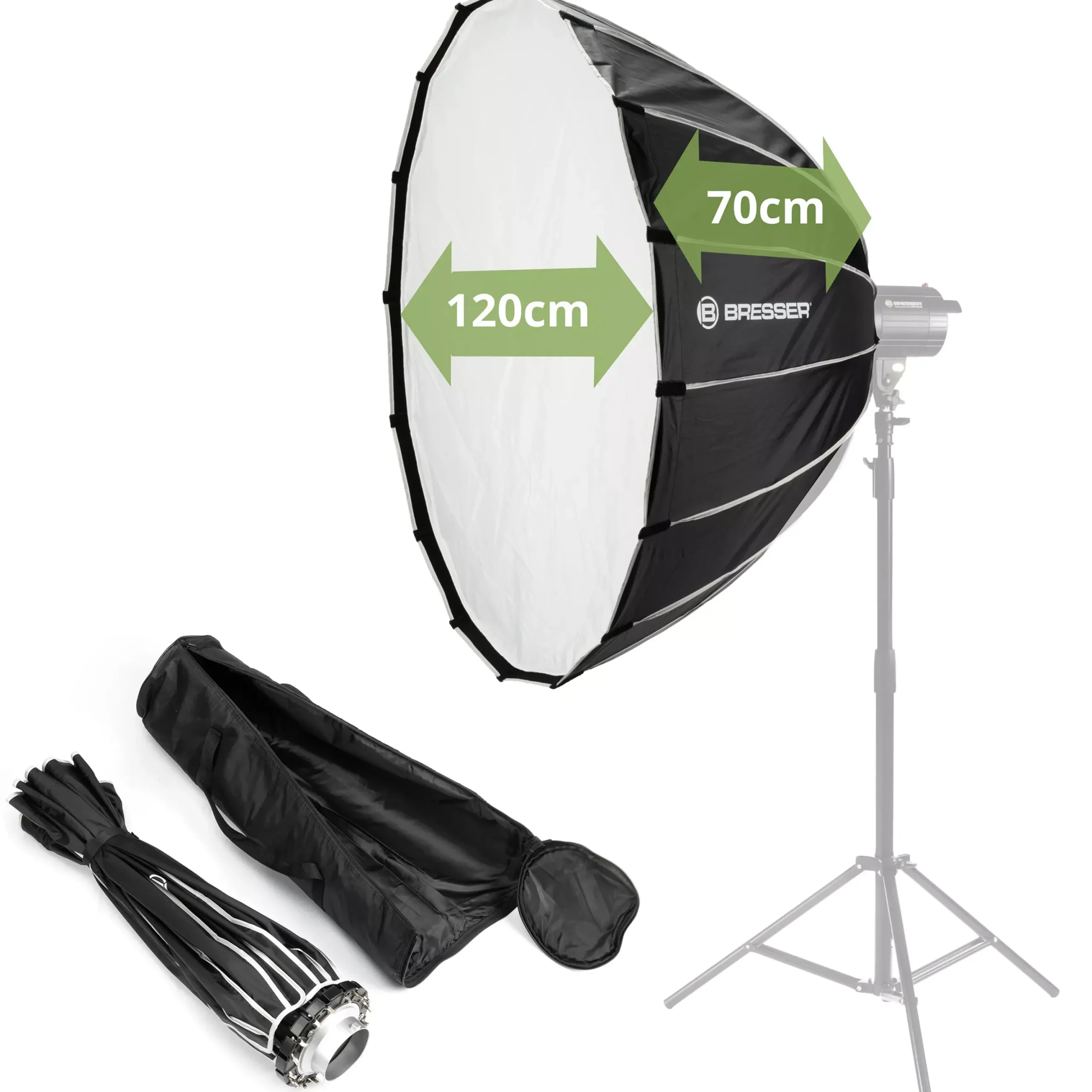 Quick Parabolic Deep Octa 120cm>Bresser Discount