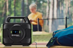 Set Mobile Power-Station 300 W + Solar-Ladegerät 60 W><noscript><img width=