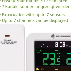 Smart Home 7-Kanal Tuya Thermo-Hygrometer><noscript><img width=
